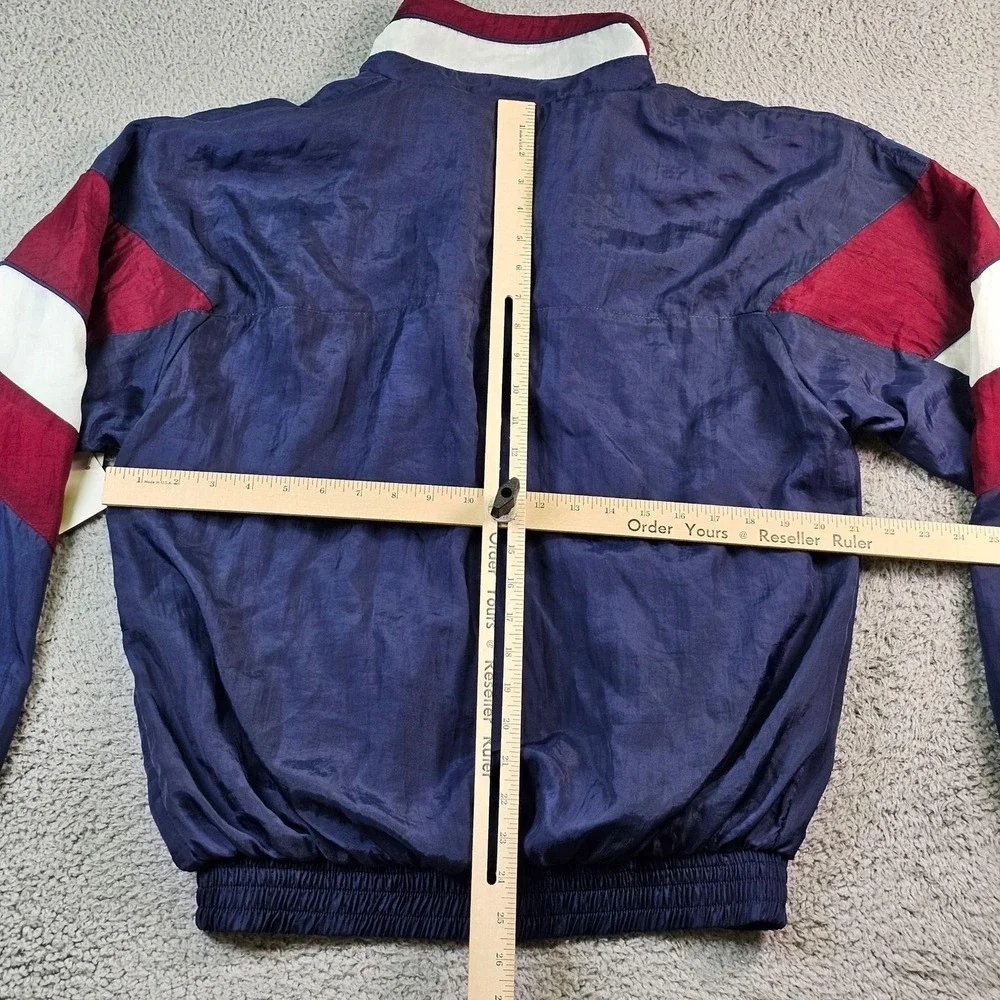 Vintage Wilson Jacket Mens Medium Navy Colorblock Advantage 2000 Windbreaker